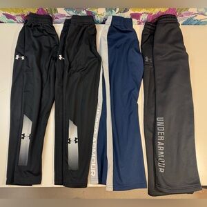 Under Armour- Boys YSM Black, Blue, and Gray pants